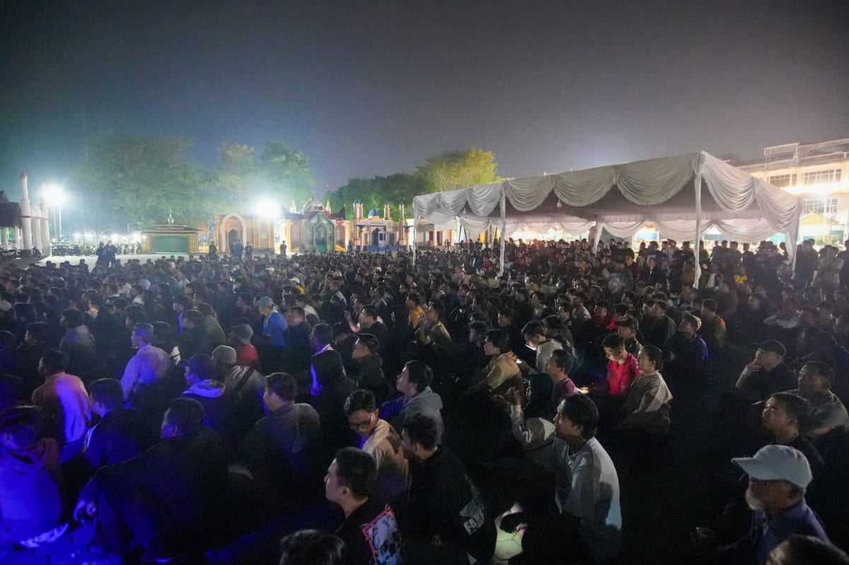 Lokasi Astaka MTQ Riau Teluk Kuantan Sontak Bergemuruh, Jagoan Plt Bupati Kuansing Keok di Tekuk Spanyol