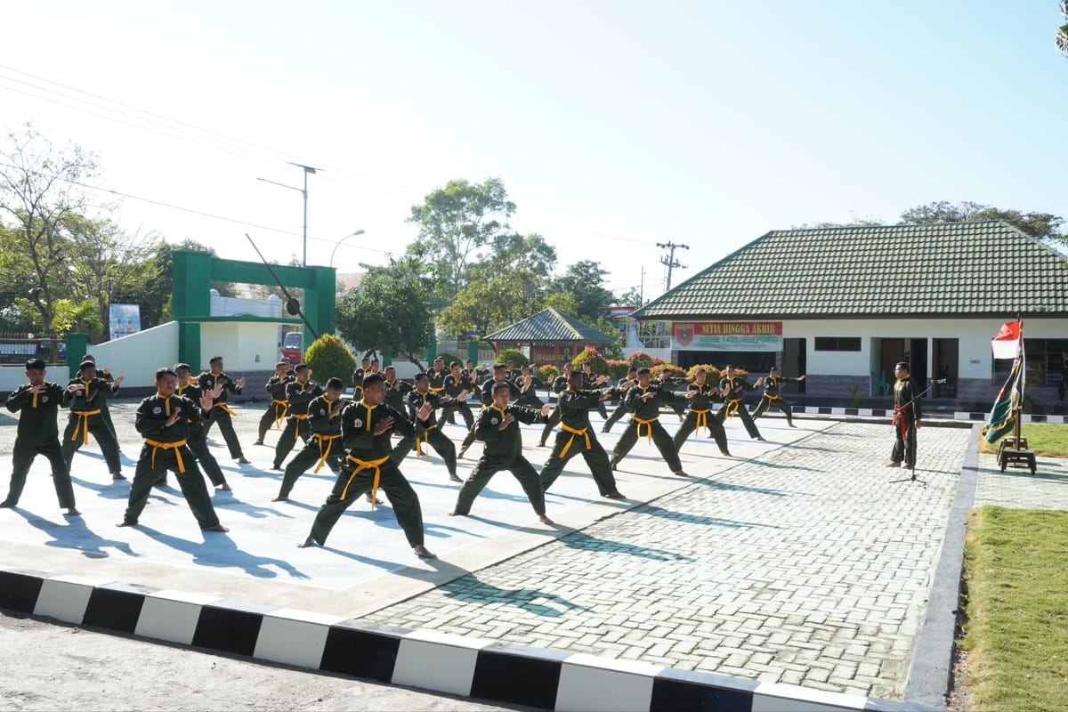 Prajurit Kodim 1425 Asah Kemampuan PSM Dengan Semangat Pantang Menyerah