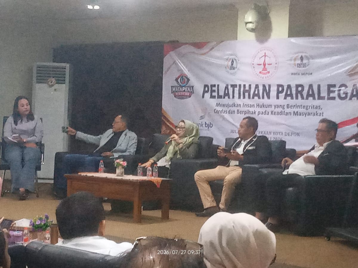 Pelatihan Paralegal di Depok Dorong Kolaborasi Meningkatkan Kesadaran Hukum Masyarakat