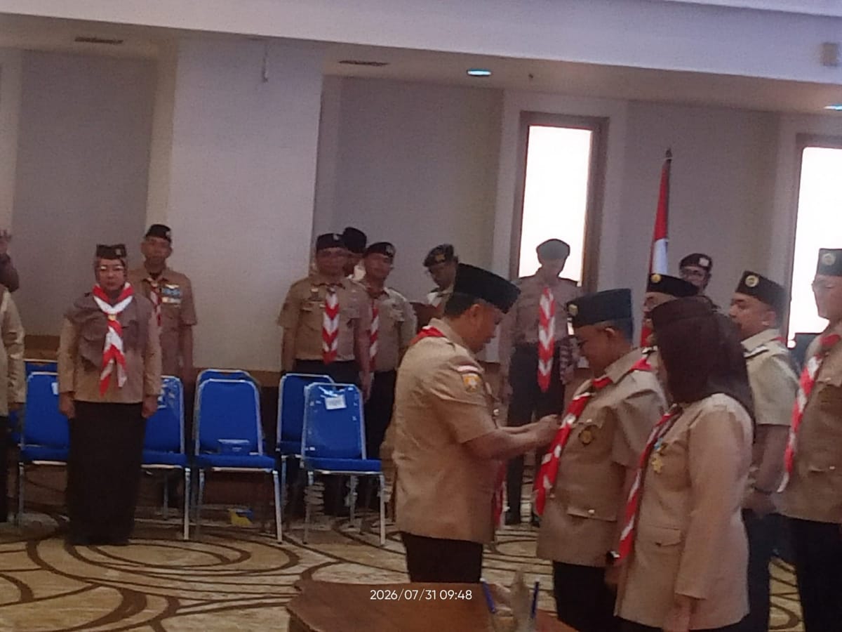 Wali Kota Lantik Kwarcab Pramuka Depok