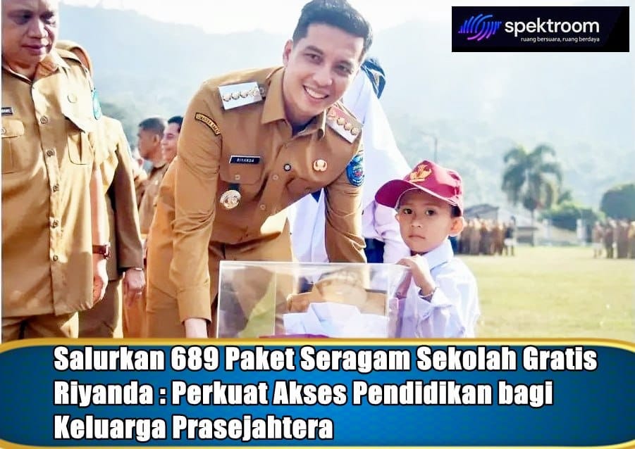 Salurkan 689 Paket Seragam Sekolah Gratis, Riyanda : Perkuat Akses Pendidikan bagi Keluarga Prasejahtera