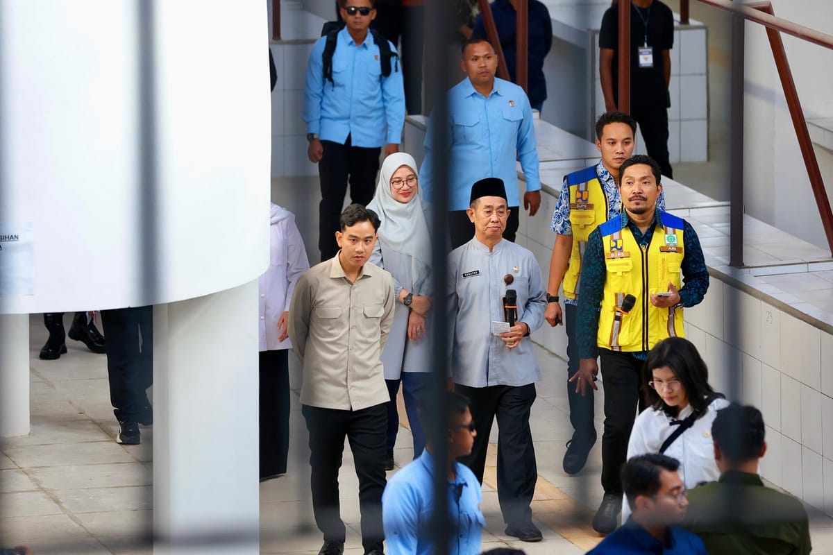 Wapres Gibran Tinjau Progres Pasar Banyuwangi, Keliling ke Setiap Sudut Pasar