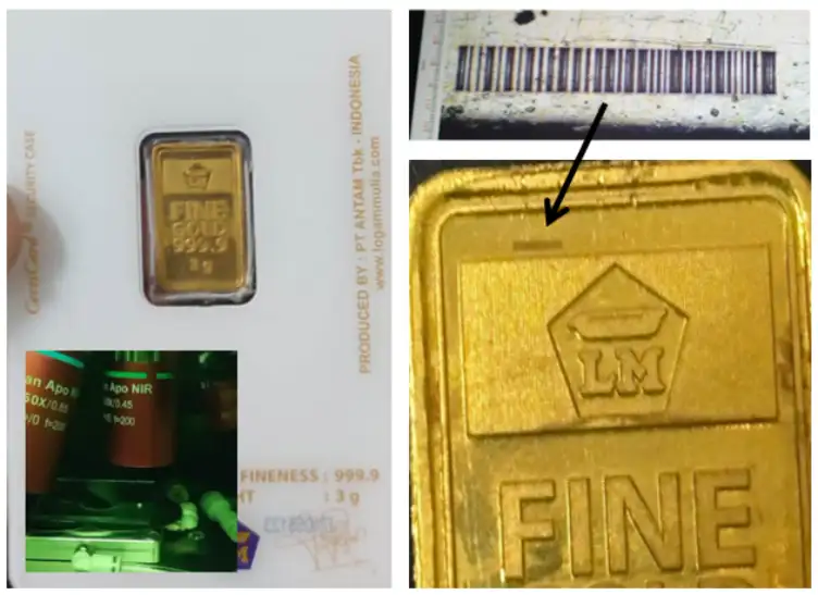 Teknologi Autentifikasi Berbasis Laser Femtodetik Identitas Unik untuk Logam Mulia