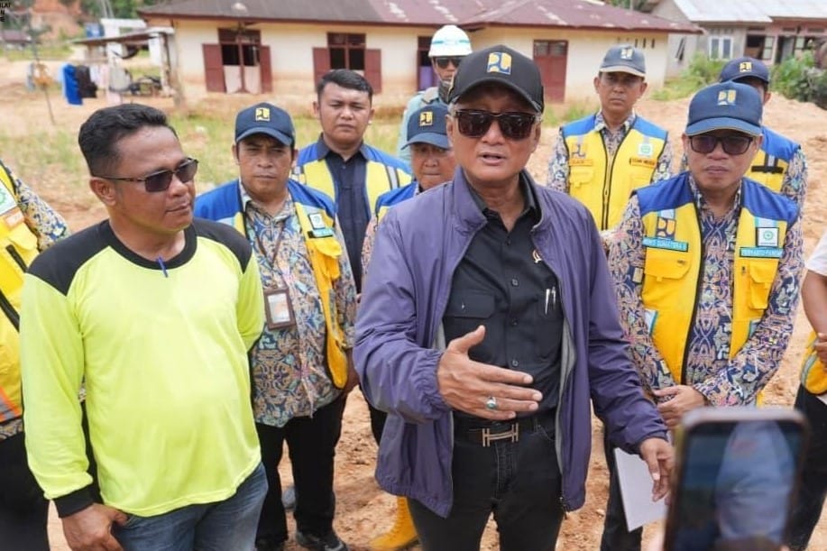 Menteri Dody Tinjau Pembangunan Sabo Dam di Sungai Aek Sigala-gala, Percepat Penanganan Pascabanjir