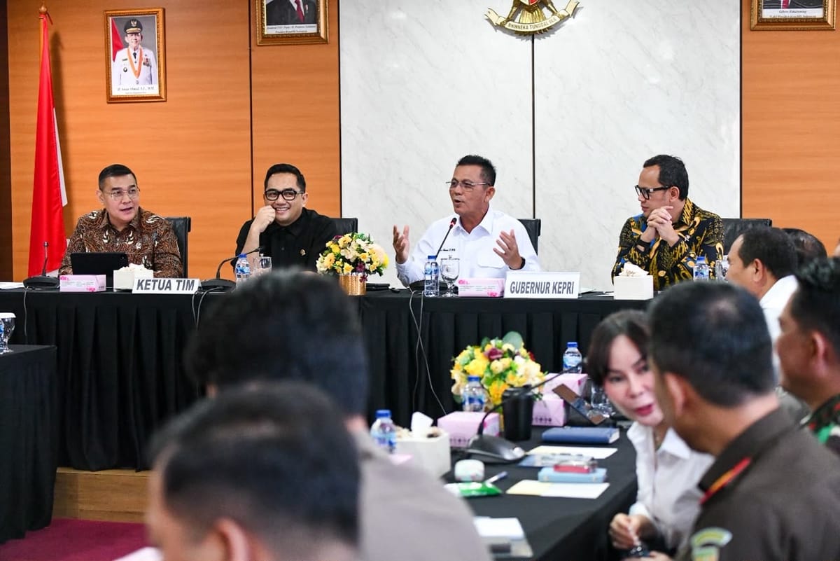 Dihadapan Komisi II DPR RI, Gubernur Ansar Ahmad: Visi Kami adalah Mewujudkan Kepri yang Maju, Makmur dan Merata
