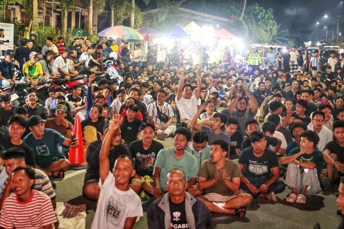 Antusias masyarakat Nobar Final Piala Dunia FIFA 2026 bersama Gubernur Kepri dan kemenangan Spanyol.