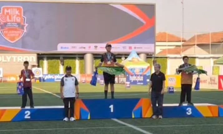Sapu 5 Emas dan 1 Perak di Kejurnas, Saka Yusuf Rahmadani Jadi Bintang Panahan Junior Indonesia