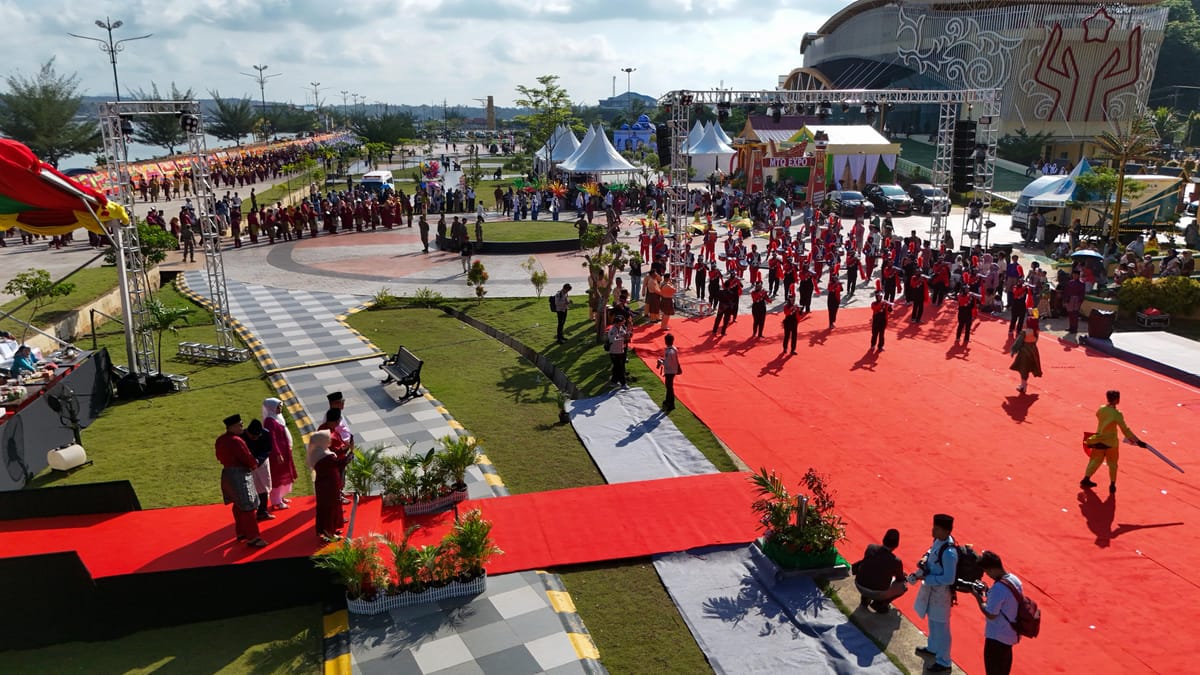 Ribuan Peserta Padati Tanjungpinang, Pawai Ta’aruf MTQ XII Kepri Berlangsung Meriah
