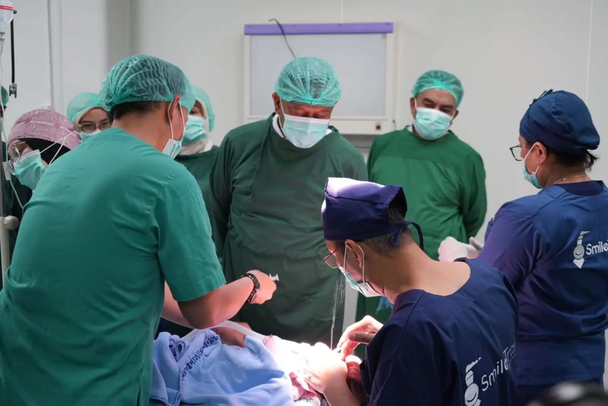 21 Anak Penderita Bibir Sumbing Mendapat Penanganan Yang Baik Melalui Operasi Gratis