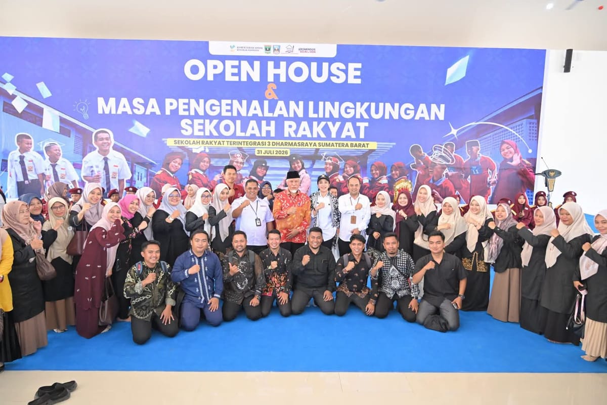 Gubernur Mahyeldi: Sekolah Rakyat Jadi Senjata Putus Rantai Kemiskinan, Cetak Generasi Emas 2045