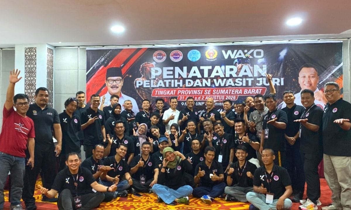 Pelatih dan Wasit-Juri Kickboxing Sumbar Ikuti Penataran, Matangkan Kesiapan Menuju Porprov XVI