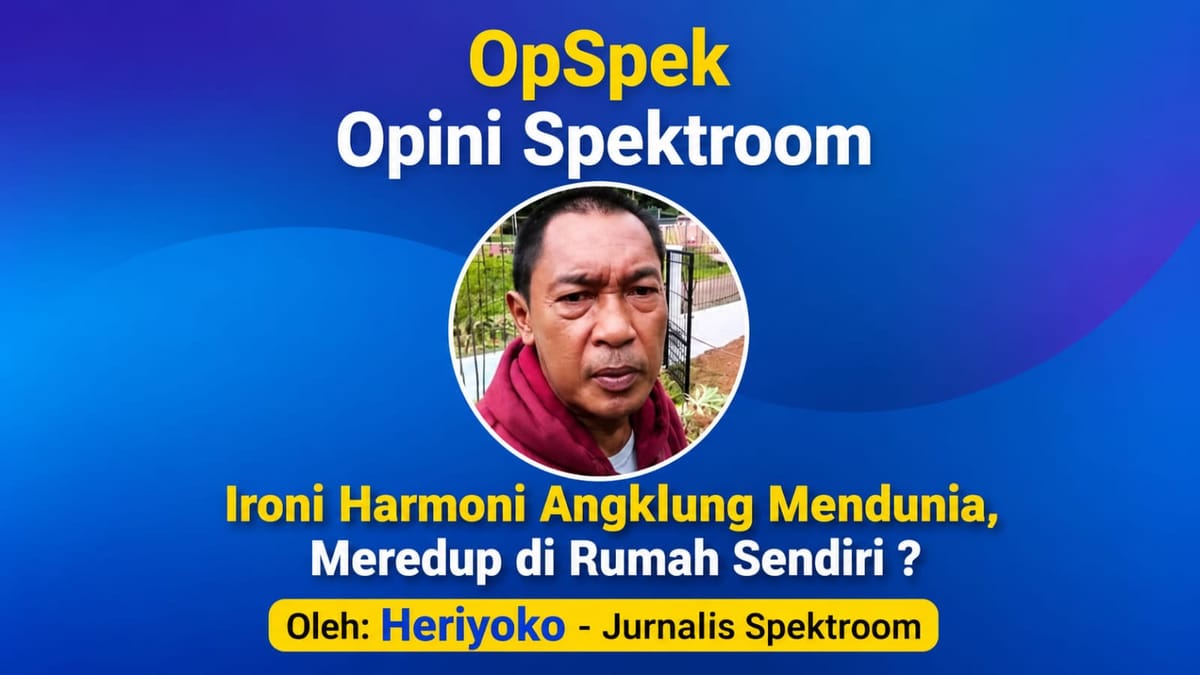 Ironi Harmoni Angklung Mendunia, Meredup di Rumah Sendiri ?