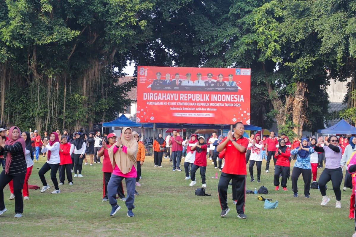 Perkuat Kesehatan Fisik dan Mental, Wabup Danang Apresiasi Sleman Merdeka Fun Walk