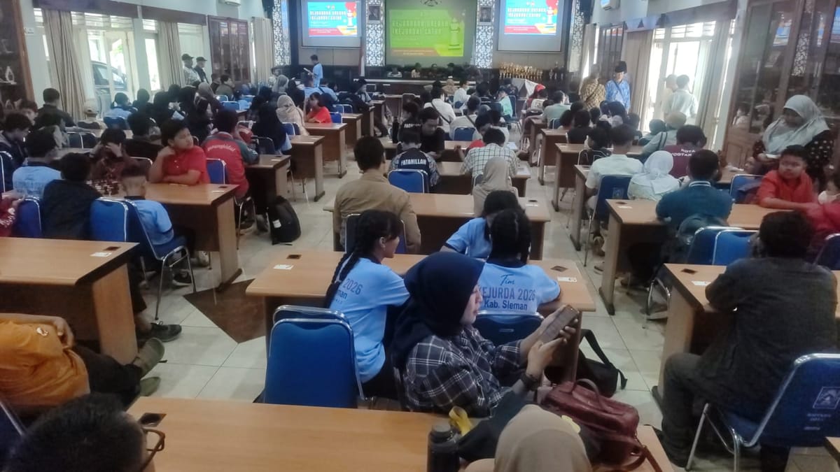 Kejurda Catur se-DIY 2026 Digelar di Sleman, 204 Peserta Buru Tiket Jadi Atlet Nasional