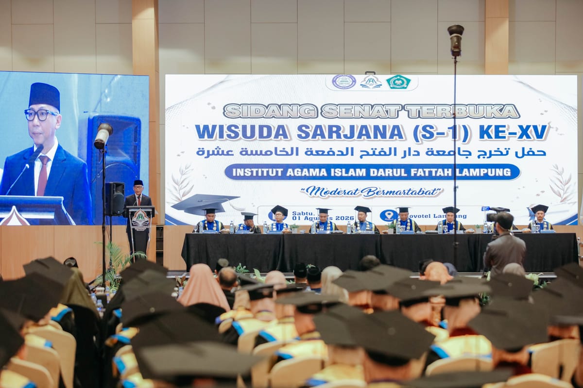 Gubernur  Mirza Minta, IAI Darul Fattah Lampung Cetak SDM Adaptif & Berkarakter