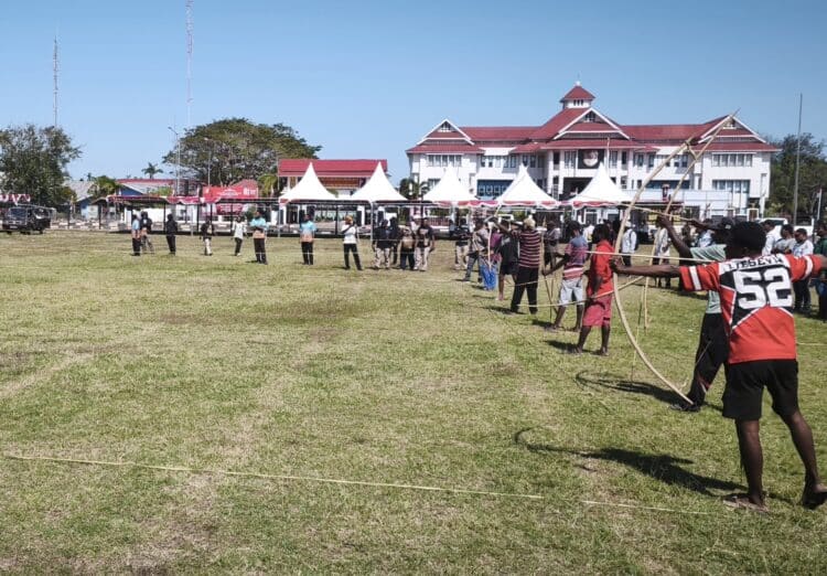 Lomba Panahan Tradisional Menjadi Ajang Pelestarian Budaya Masyarakat Marind Di Merauke