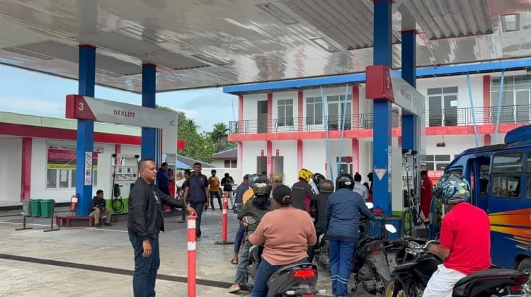 Satgas BBM Polres Biak Gencar Lakukan Penertiban Penyaluran BBM