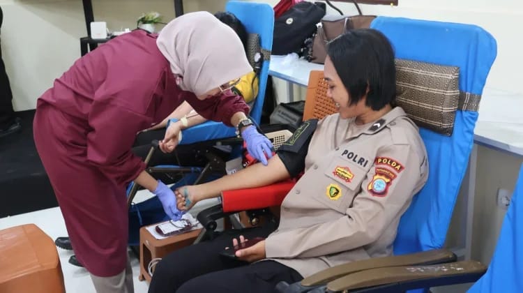 Polda PBD Gelar Donor Darah HUT Polwan Tahun 2026