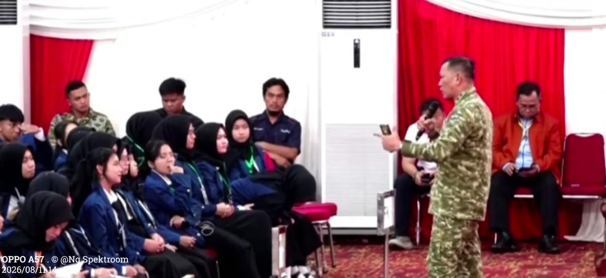 Pangdam XXI/Radin Inten Beri Pembekalan Bela Negara Kepada 9.836 Maru Unila
