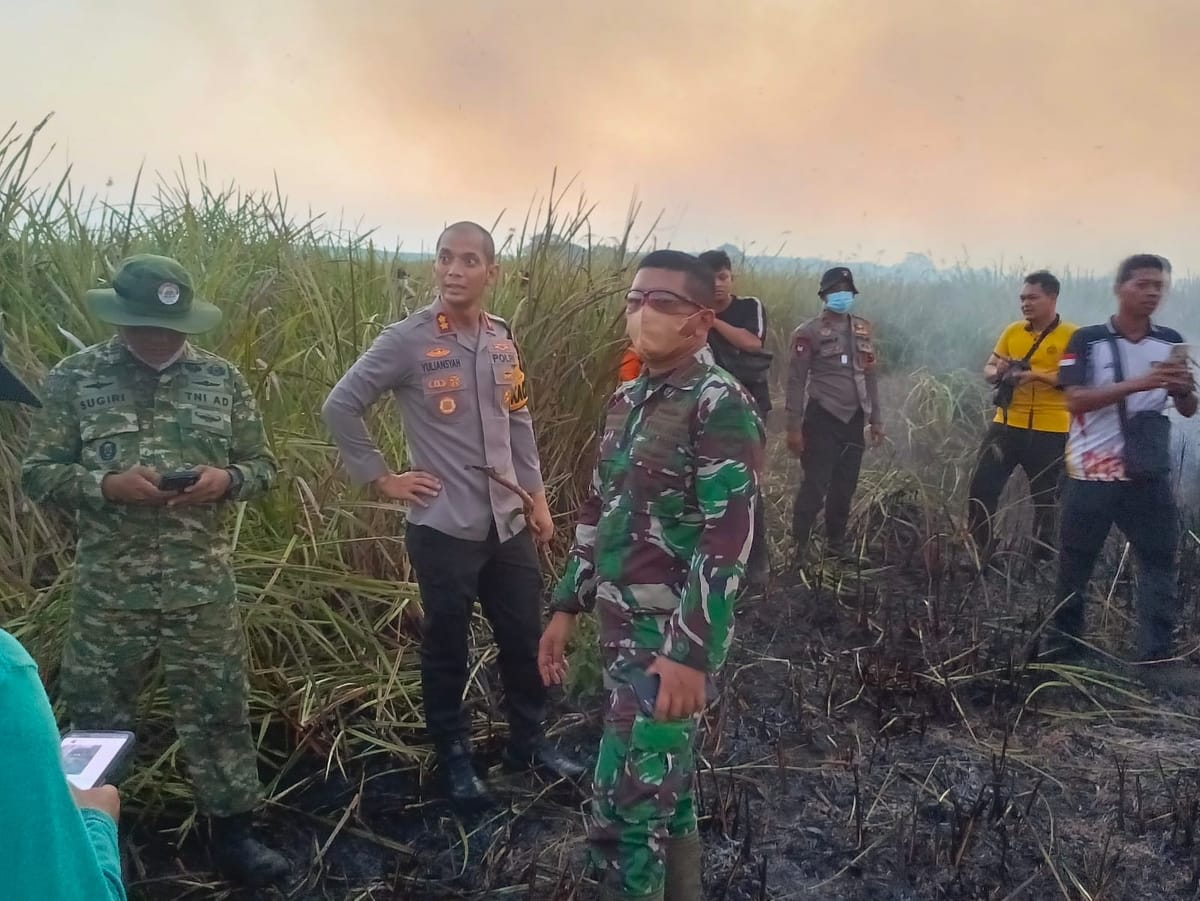 Karhutla TN Way Kambas Berhasil Dipadamkan, 200 Personel Gabungan Lakukan Pendinginan