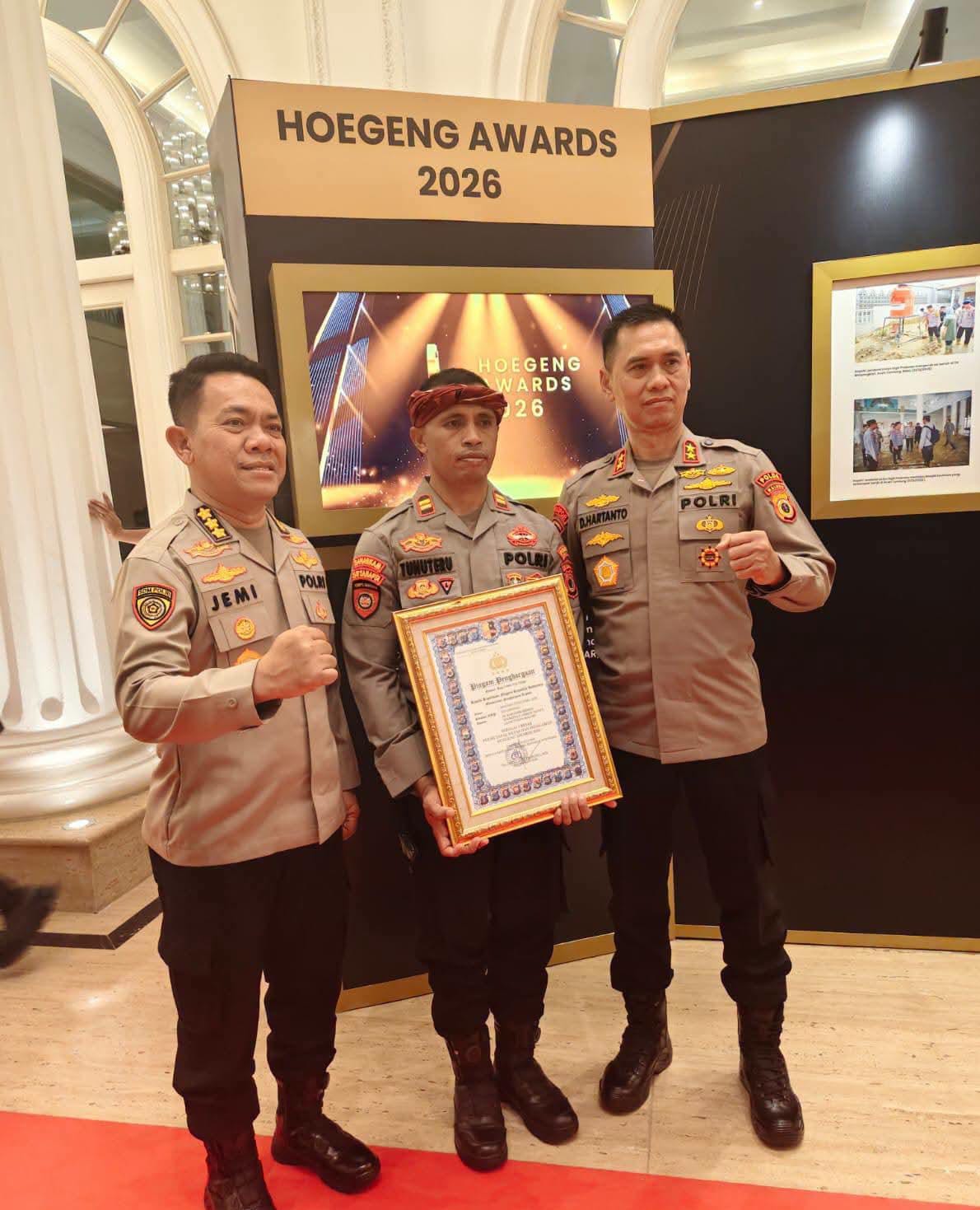 Masuk Nominator Hoegeng Awards 2026, Kapolda Maluku Minta Personel Contoh Iptu Bastian