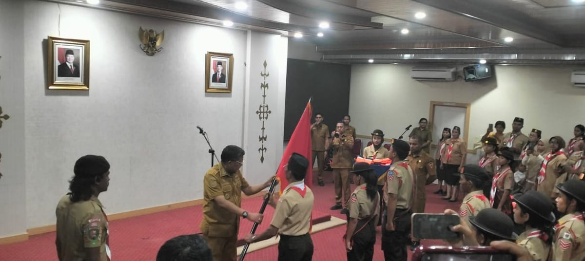 Bawa Nama Ambon ke Panggung Nasional, Wali Kota Titip Karakter dan Prestasi Pramuka