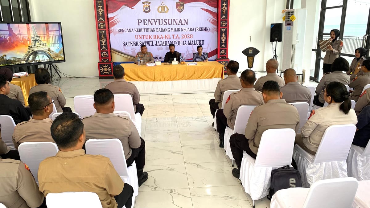 Polda Maluku Perkuat Tata Kelola Aset Negara, RKBMN 2028 Jadi Fondasi Perencanaan Anggaran yang Akuntabel
