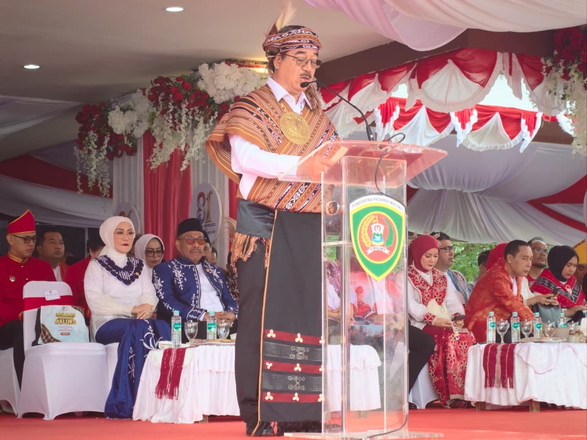 HUT Maluku ke-81, Lewerissa Ajak Warga Bersatu Bangun Negeri