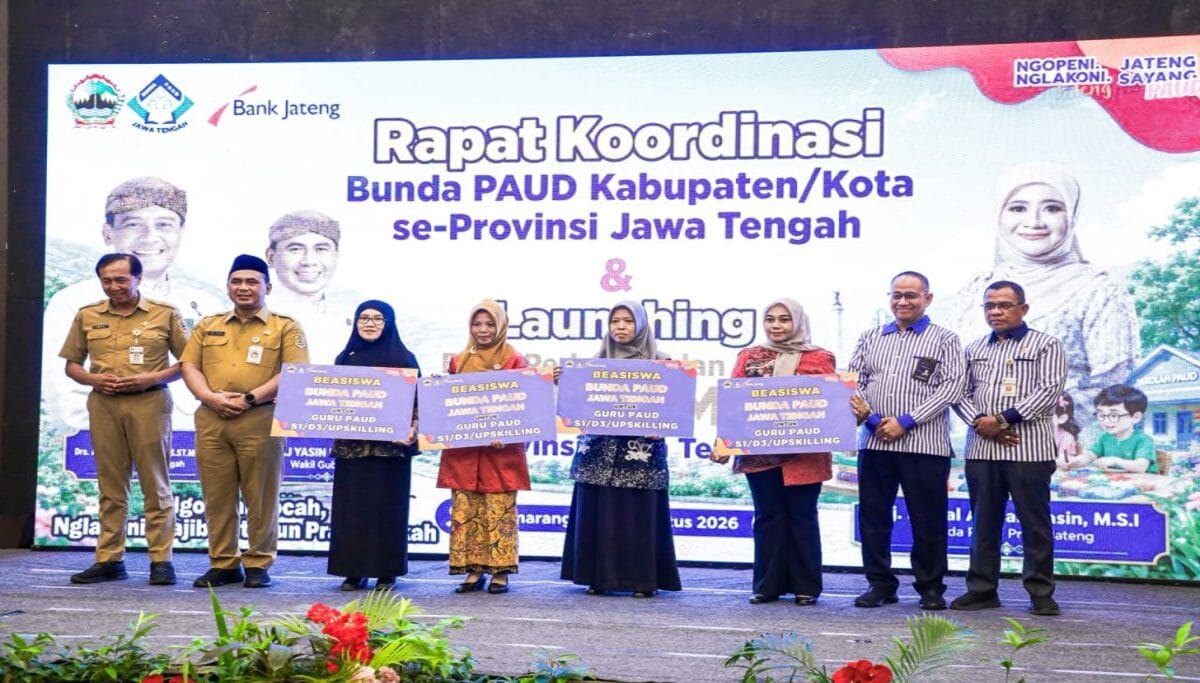 Pentingkan Program Pendidikan Anak Usia Dini, Pemprov Jateng Luncurkan Modul PAUD Emas