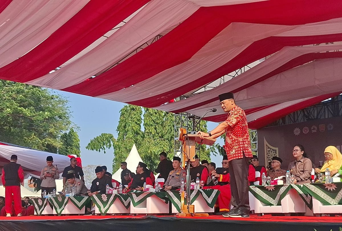 Gubernur Ahmad Luthfi Membuka Muktamar XVI Tapak Suci Putera Muhammadiyah di Simpanglima