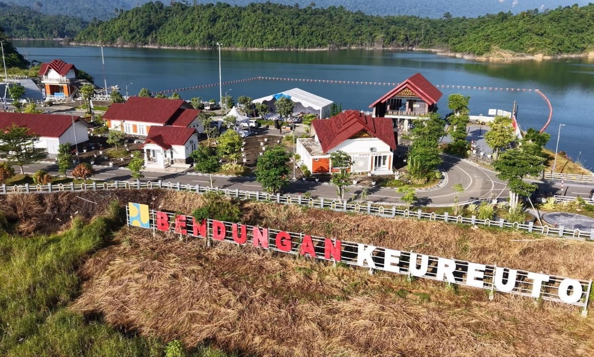 Adanya  Bendungan Keureuto  Pasokan Air di Aceh Tetap Aman Saat Musim Kemarau