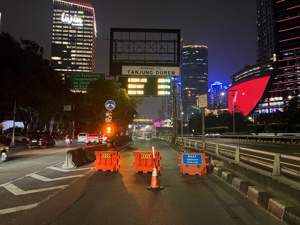 Aksi Demo Mulai Memasuki Jalan Tol, Jasamarga Lakukan Penutupan Gerbang Tol  Dalam Kota