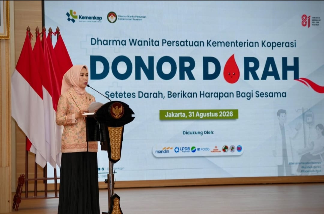 DWP Kemenkop Gelar Donor Darah, Wujudkan Solidaritas Kemanusiaan