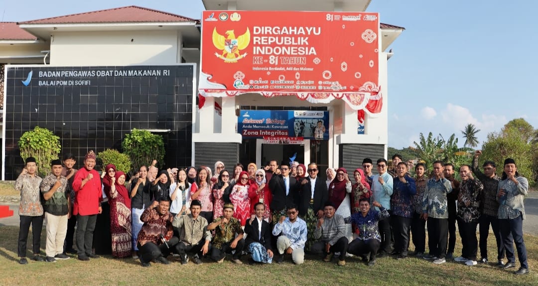 Semangat Kemerdekaan, BPOM Maluku Utara Teguhkan Komitmen Lindungi Masyarakat