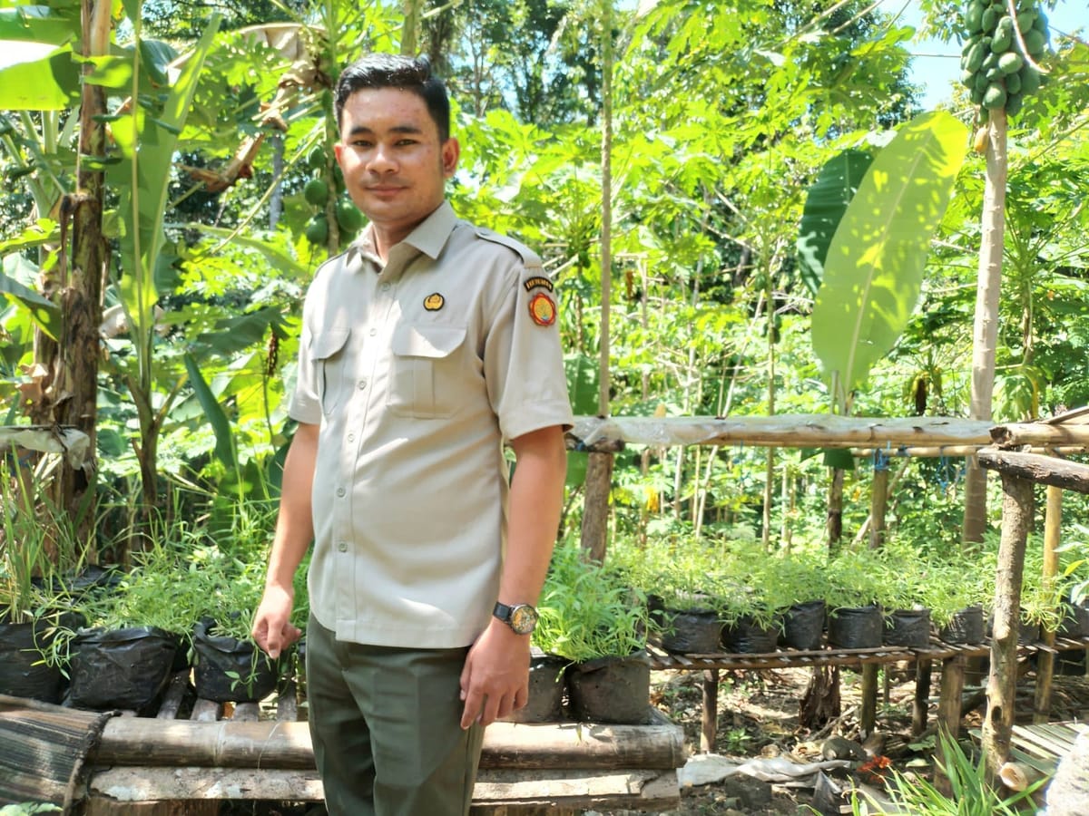 Dinas Pertanian Kota Ambon  Dorong Petani Meningkatkan Hasil Produksi. Alvian Ajak Petani Latuhalat Manfaatkan Lahan Kosong