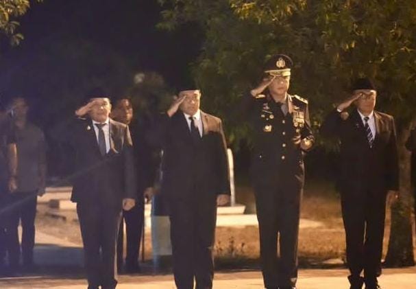 Ziarah Nasional HUT ke-81 RI, Gubernur Agustiar Sabran Ajak Teladani Pengorbanan Pahlawan dan Rawat Persatuan