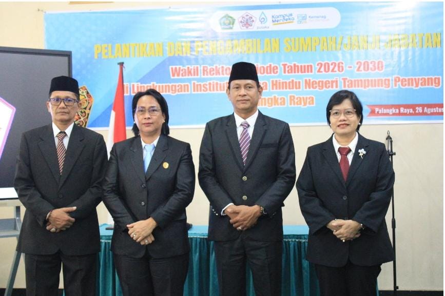 Jabatan Bukan Hadiah, Tiga Wakil Rektor IAHN Tampung Penyang Diminta Jadi Teladan