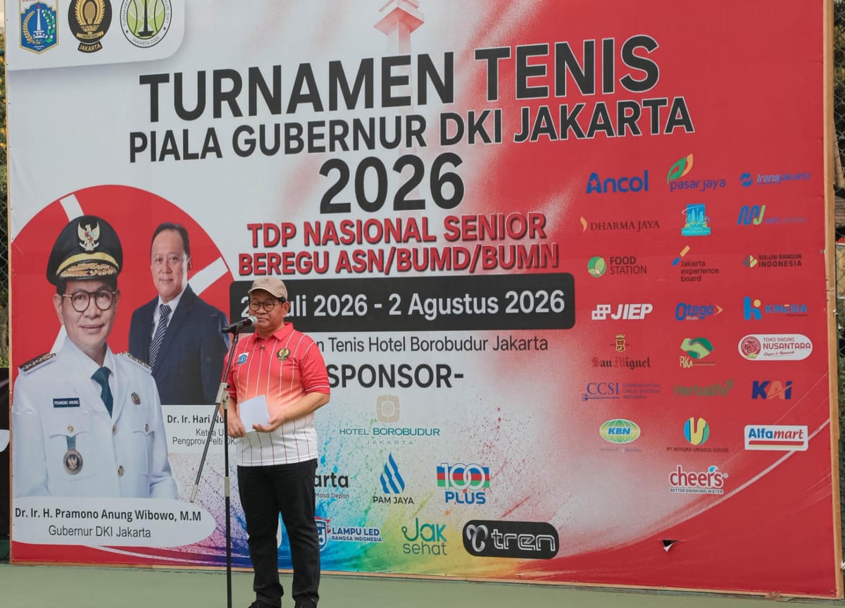 Diikuti 322 Peserta, Tenis Piala Gubernur DKI Dorong Jakarta Jadi Pusat Sport Tourism