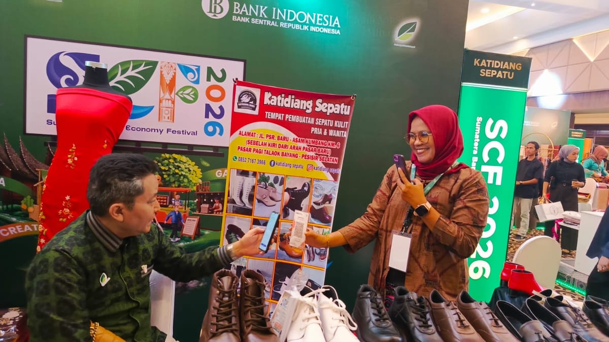 ‎Lebih dari 60 UMKM Sumbar Ramaikan SCF 2026, Dorong Go Digital dan Go Export