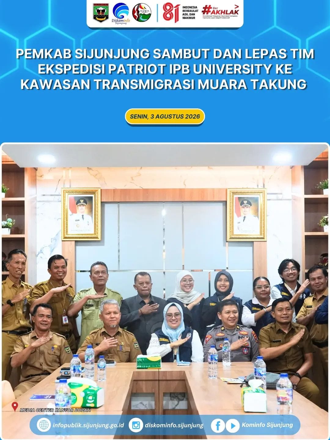 IPB University Kirim Tim Ekspedisi Patriot 2026 ke Sijunjung, Dampingi Hilirisasi Sawit di Kawasan
