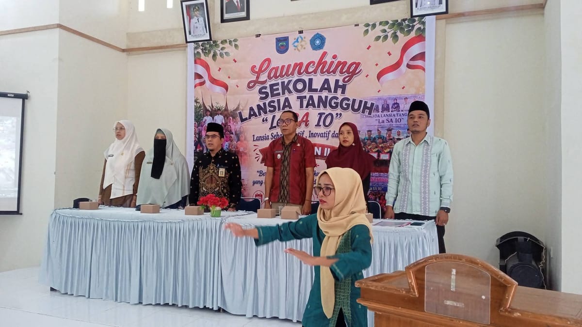 Sekolah Lansia Tangguh Angkatan II Diluncurkan di Talawi, Perkuat Kemandirian dan Kualitas Hidup Lansia