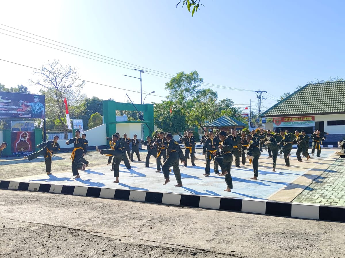 Ketangguhan Dibentuk dari Latihan, Kodim 1425/Jeneponto Terus Asah Kemampuan Bela Diri Prajurit