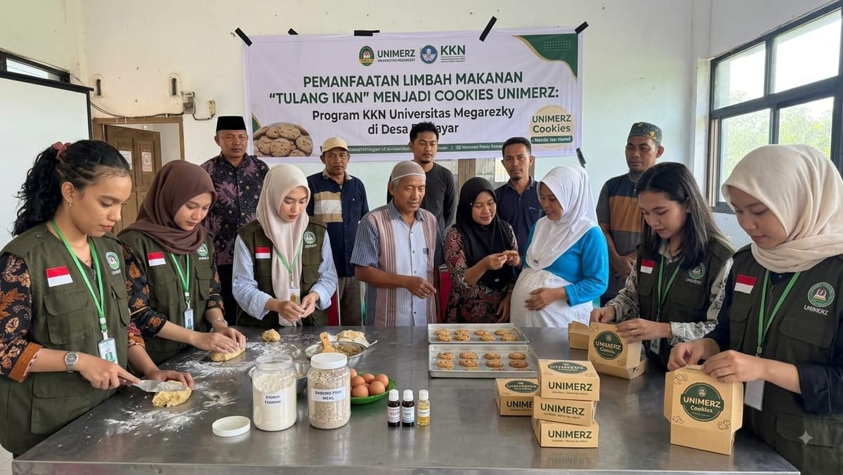 Mahasiswa KKN Unimerz Selayar Kembangkan  Cookies Unimerz