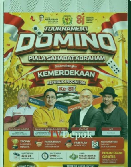 Turnamen Domino Piala Sahabat Abraham Anggota  DPR RI
