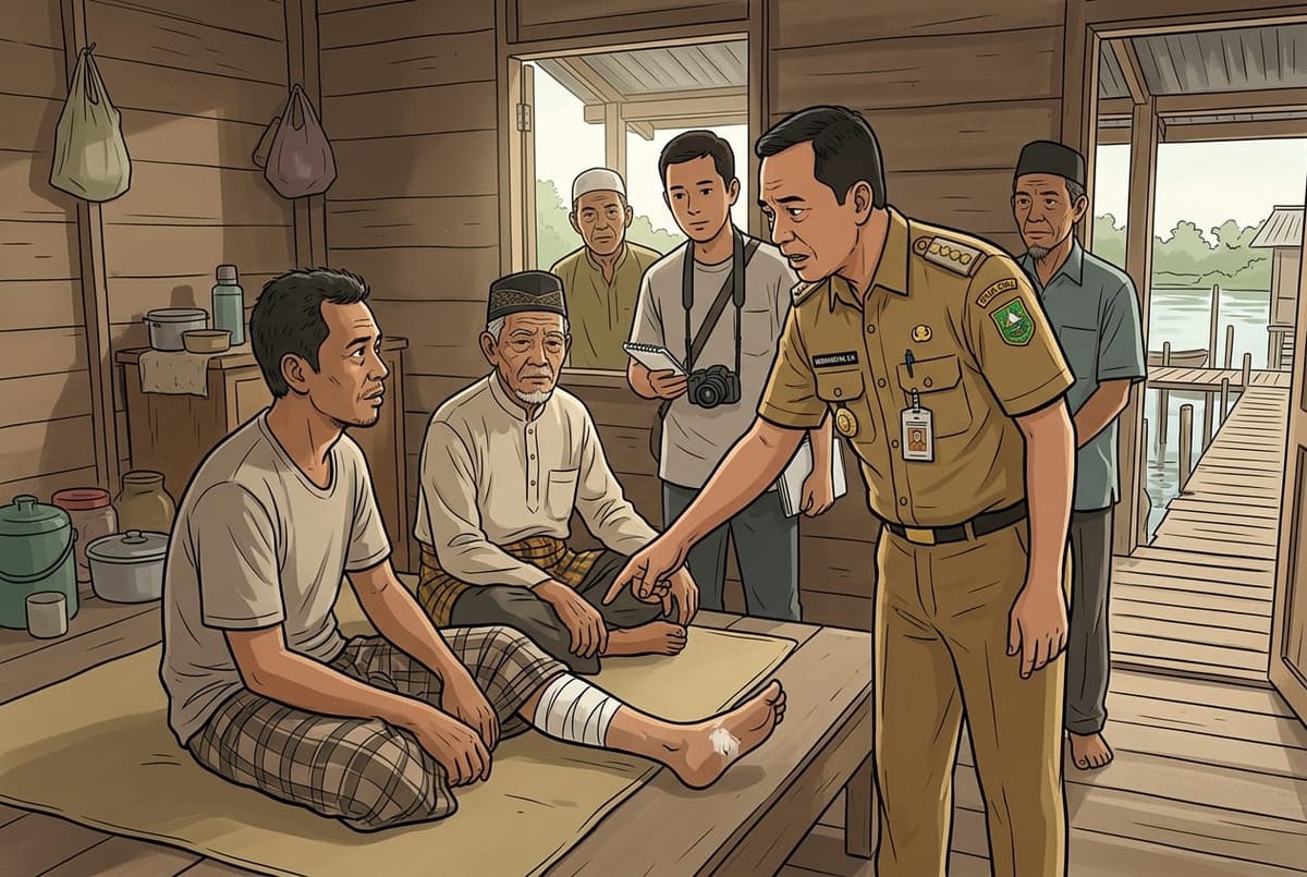 Buaya Muara Terkam Warga Ranak Dungun Sungai Sandewo Meranti