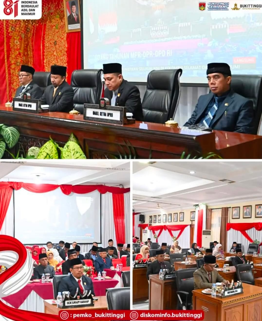 Rapat Paripurna Dengarkan Pidato Kenegaraan Presiden dalam Rangka HUT RI ke-81