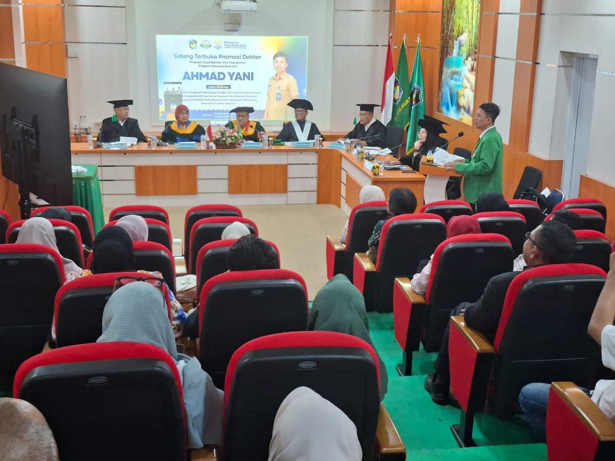 Promovendus: Keberhasilan Pelayanan Publik sangat Ditentukan oleh Kualitas Kinerja Aparat
