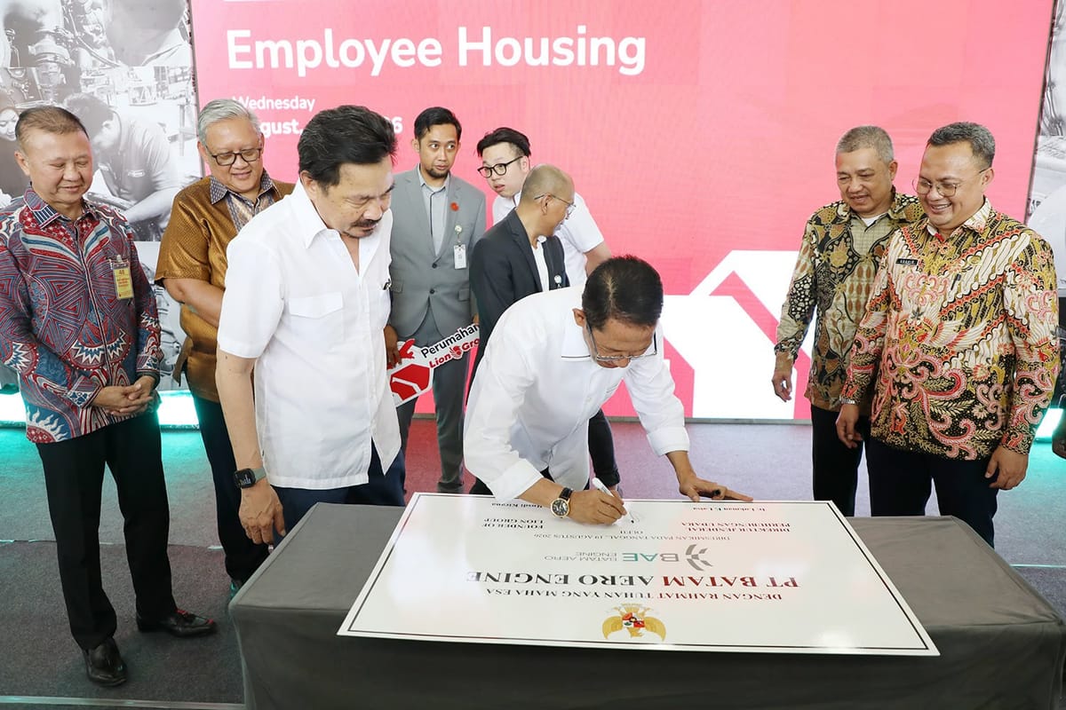 Kehadiran Aero Engine milik Lion Group Menambah Panjang Daftar Investasi di Kota Batam
