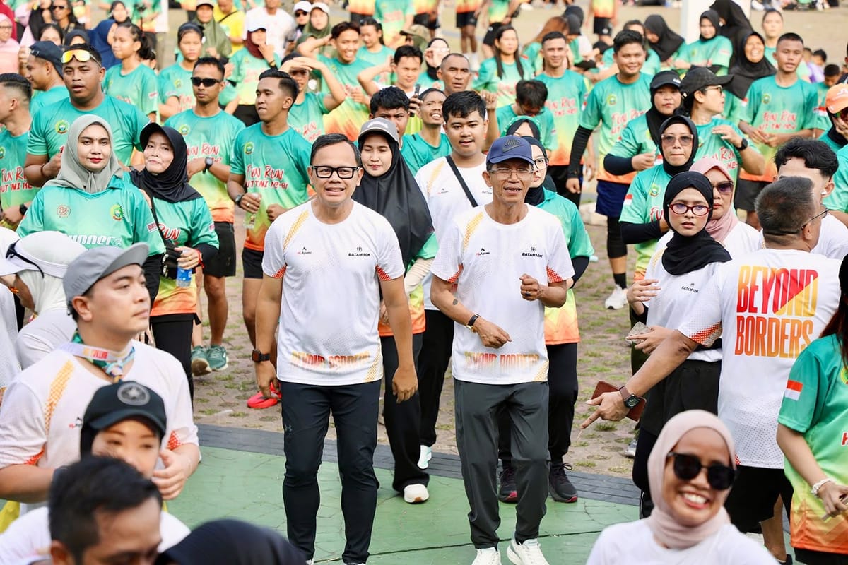 Ribuan Pelari mengikuti Batam 10 K Bagian dari  Memperkuat Sport Tourism.