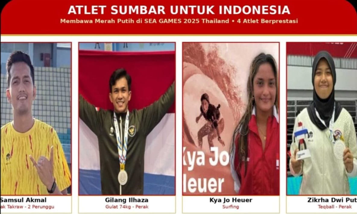 4 Atlet Sumbar Bela Indonesia di Asian Games 2026
